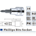 Бит с торцевой головкой Phillips с шестигранной головкой